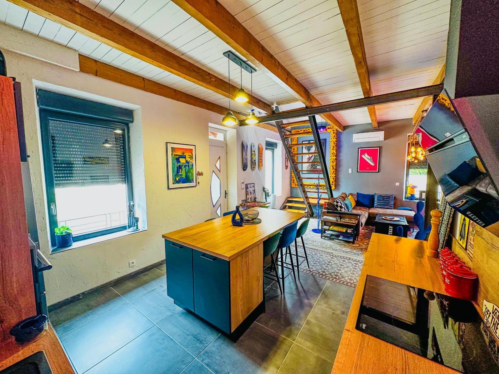 Loft Modern Avec Jardin Piscine Et Pool House Villa Lavalette Exteriör bild