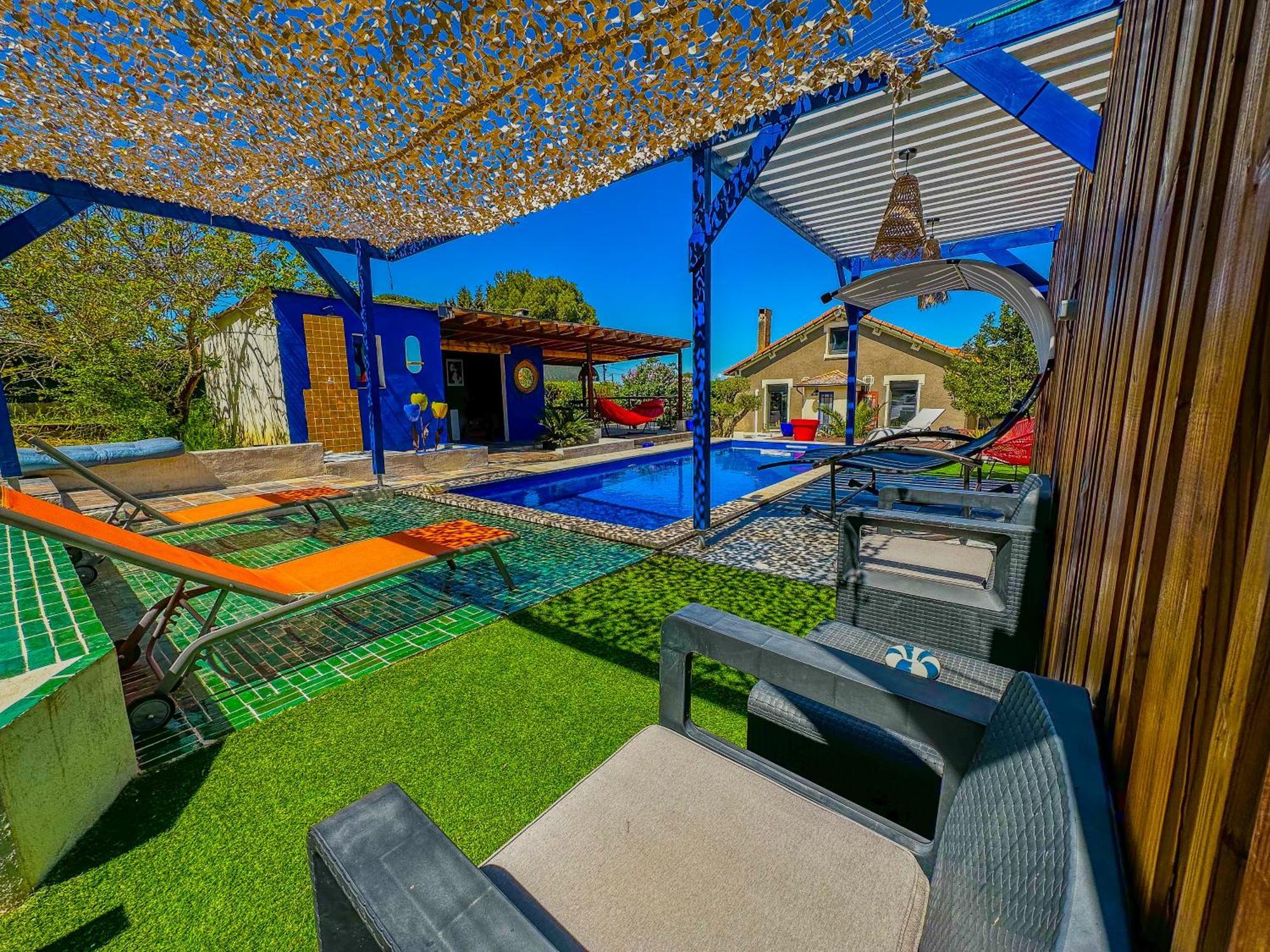 Loft Modern Avec Jardin Piscine Et Pool House Villa Lavalette Exteriör bild