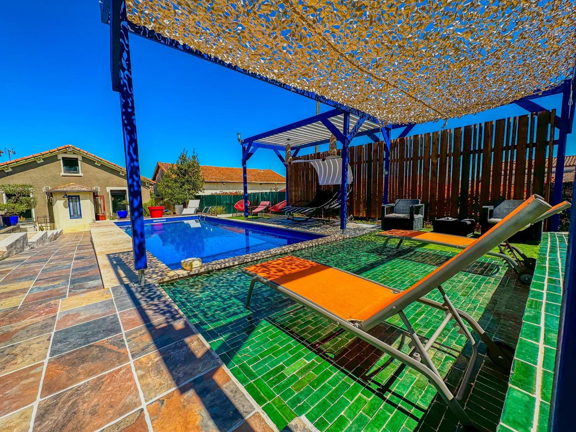 Loft Modern Avec Jardin Piscine Et Pool House Villa Lavalette Exteriör bild