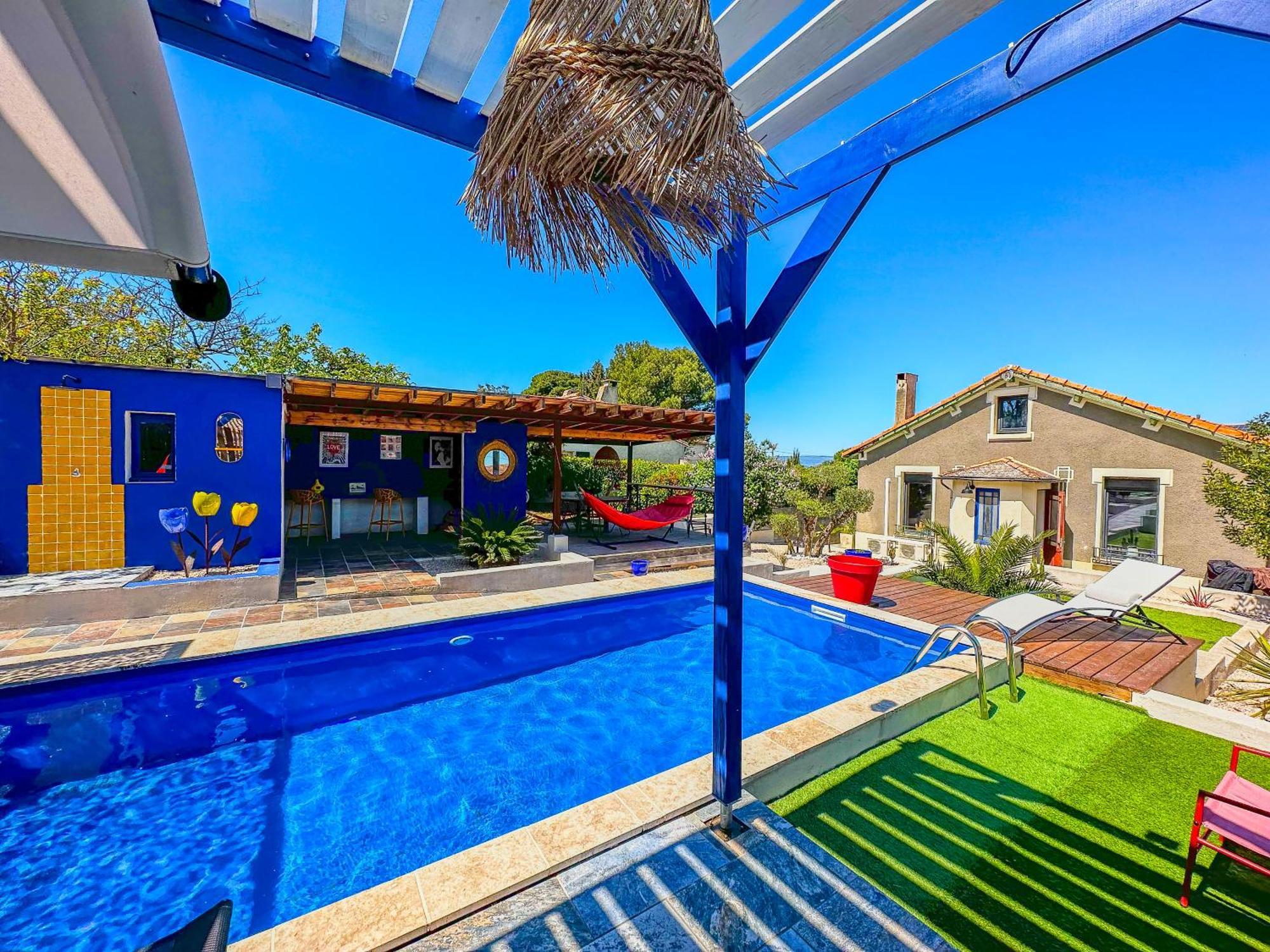 Loft Modern Avec Jardin Piscine Et Pool House Villa Lavalette Exteriör bild